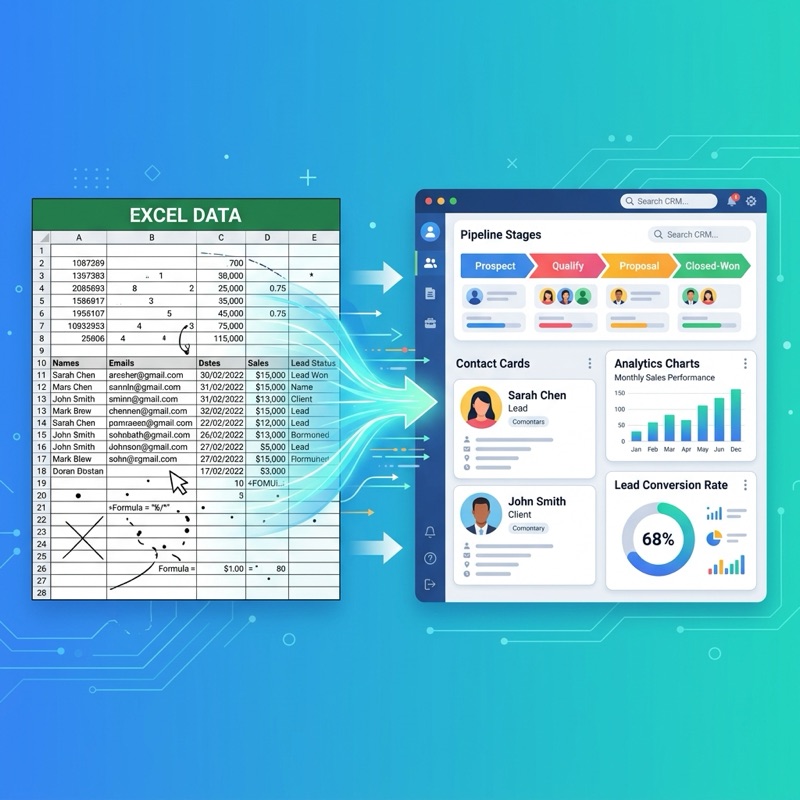 Excel'den CRM'ye Geçiş Rehberi 2026