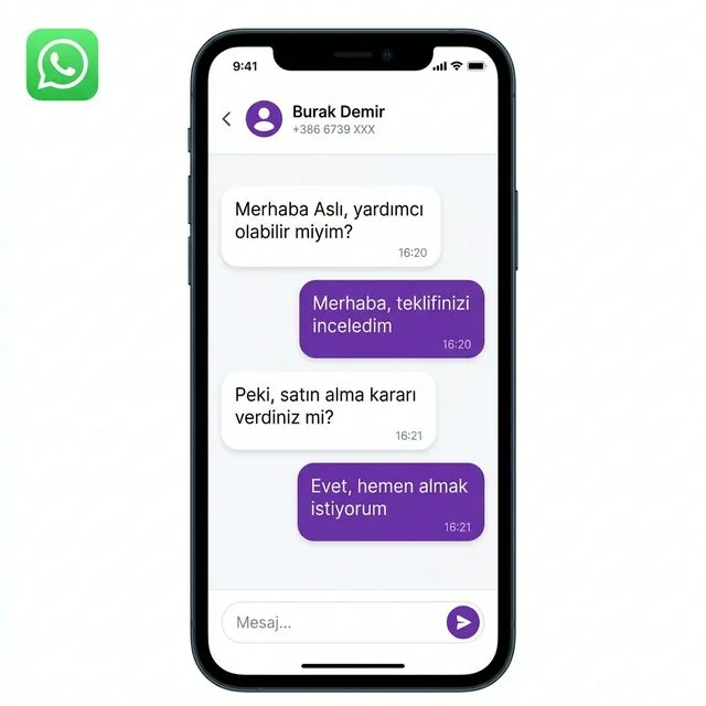 WhatsApp Integration Mobile View